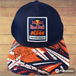 Red Bull KTM Factory Racing New Era 9Fifty Trucker Style Snapback Hat Cap